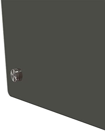 Whiteboard Glas Solid Grau Magnetisch 60x90 cm | Sam Creative Whiteboard | Design Whiteboard aus Gla