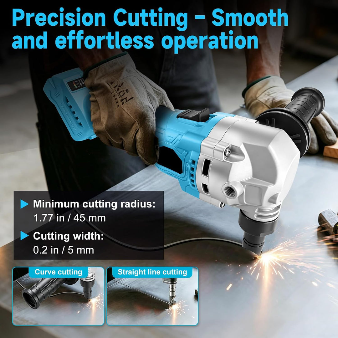 Blechknabber Elektrisch Kompatibel mit Makita 18V (Ohne Batterie & Ladegerät), Akku Knabber 3000 U/m