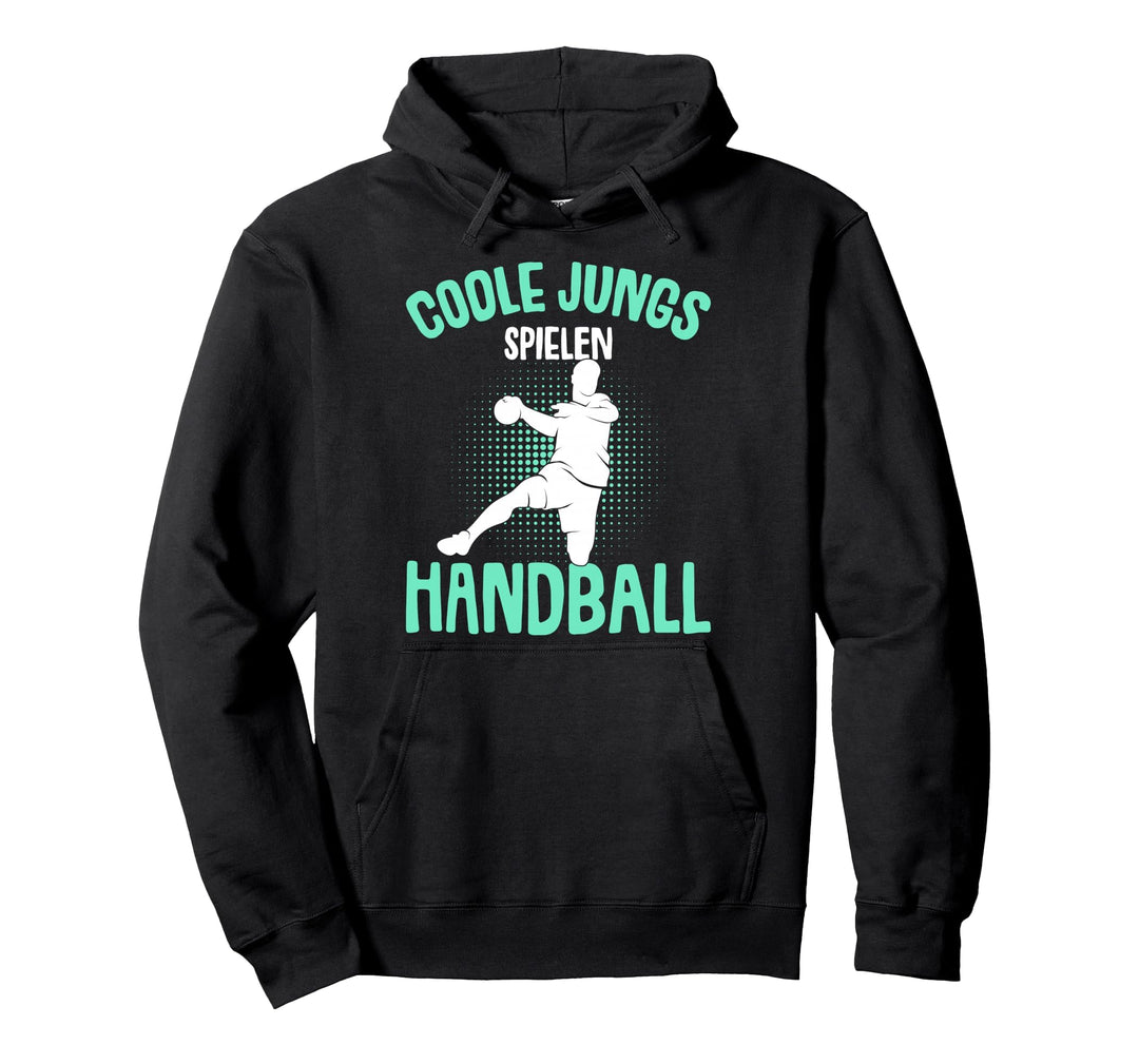Coole Jungs spielen Handball Handballer Kinder Jungen Pullover Hoodie
