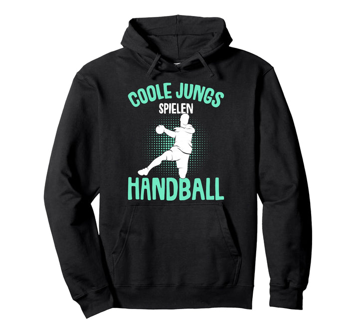 Coole Jungs spielen Handball Handballer Kinder Jungen Pullover Hoodie
