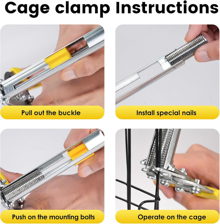 Drahtbefestigungszange, E Typ Drahtbefestigungszange, Zaunzange Rapid mit 2400 M NäGeln zum Reparier