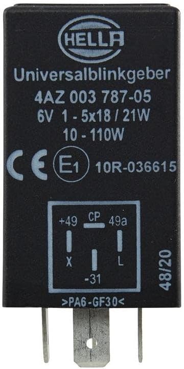 HELLA 6DD 008 622-841 Bremslichtschalter - Anschlussanzahl: 2 - geschraubt - Öffner - elektrisch