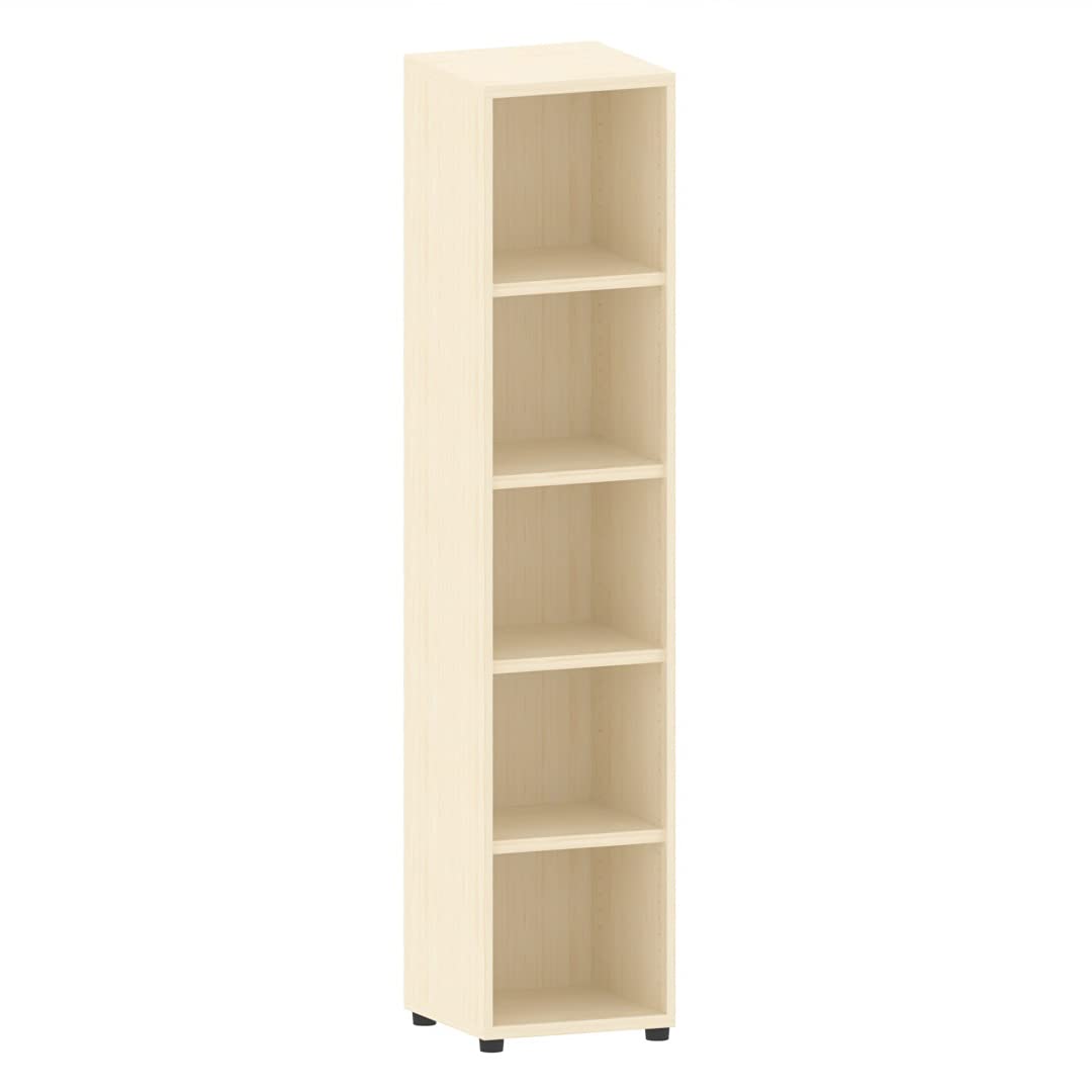 Aktenregal 5 Fächer versch. Farben | Büroregal 5 OH aus Holz | Büromöbel Ordnerregal Standregal H183
