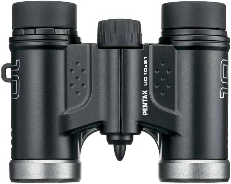 PENTAX Fernglas UD 10x21 - Schwarz. 10-fache Vergrösserung mit Dachprisma. Helle und klare Sicht, ge