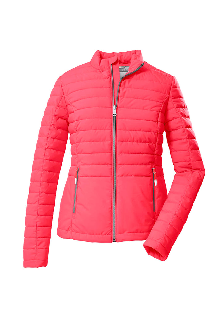 Killtec Damen Kos 116 Wmn Qltd Jckt Steppjacke/Jacke in Daunenoptik 38 coral pink, 38 coral pink