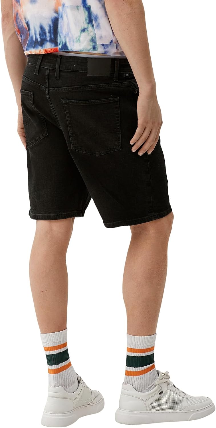 s.Oliver Herren Jeans Short, Loose Fit Jeans Short, Loose Fit 36 Grey/Black, 36 Grey/Black