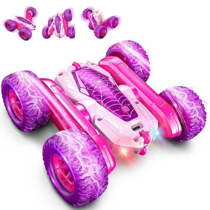 Dreamlandia Geschenk Mädchen 3-10 Jahre, 2.4Ghz 4WD Ferngesteuertes Auto Spielzeug RC Auto, Osterges