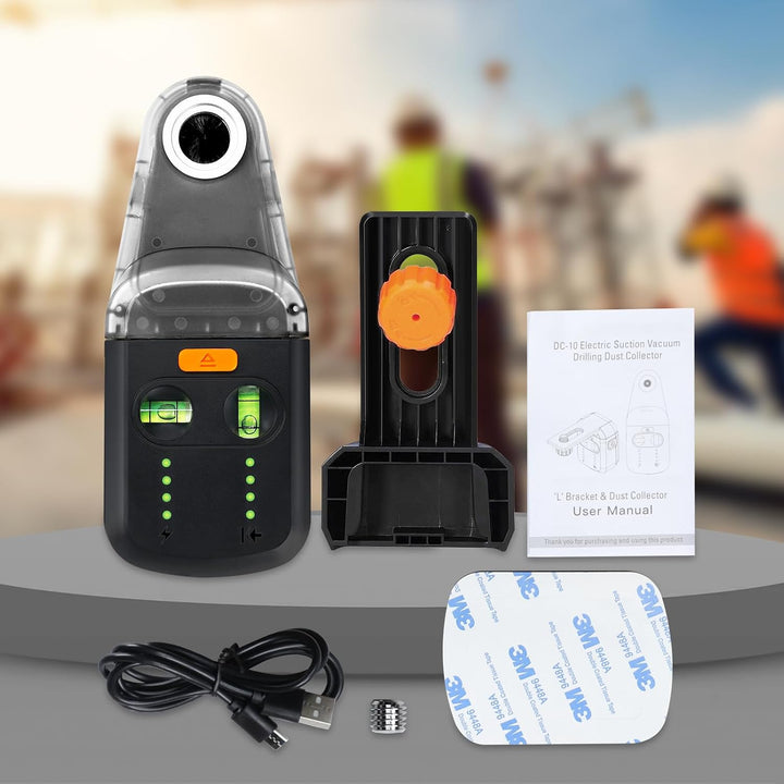 4-in-1 Laser Wasserwaage, Wiederaufladbares Elektronische Wasserwaage mit Kreuzwasserwaage,Bohrstaub
