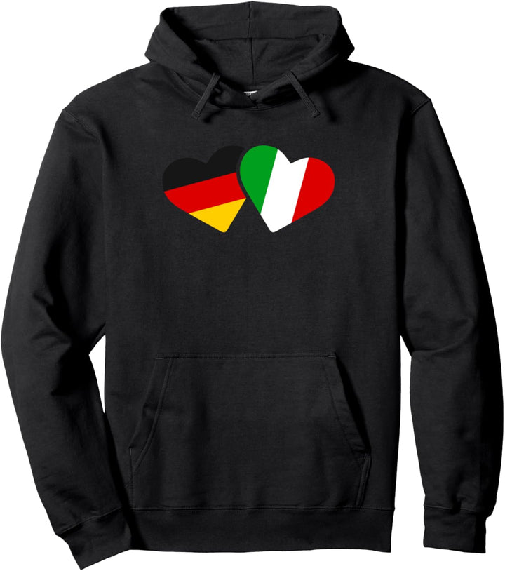 Deutschland Italien Liebe Herz Freunde Love Geschenk Pullover Hoodie