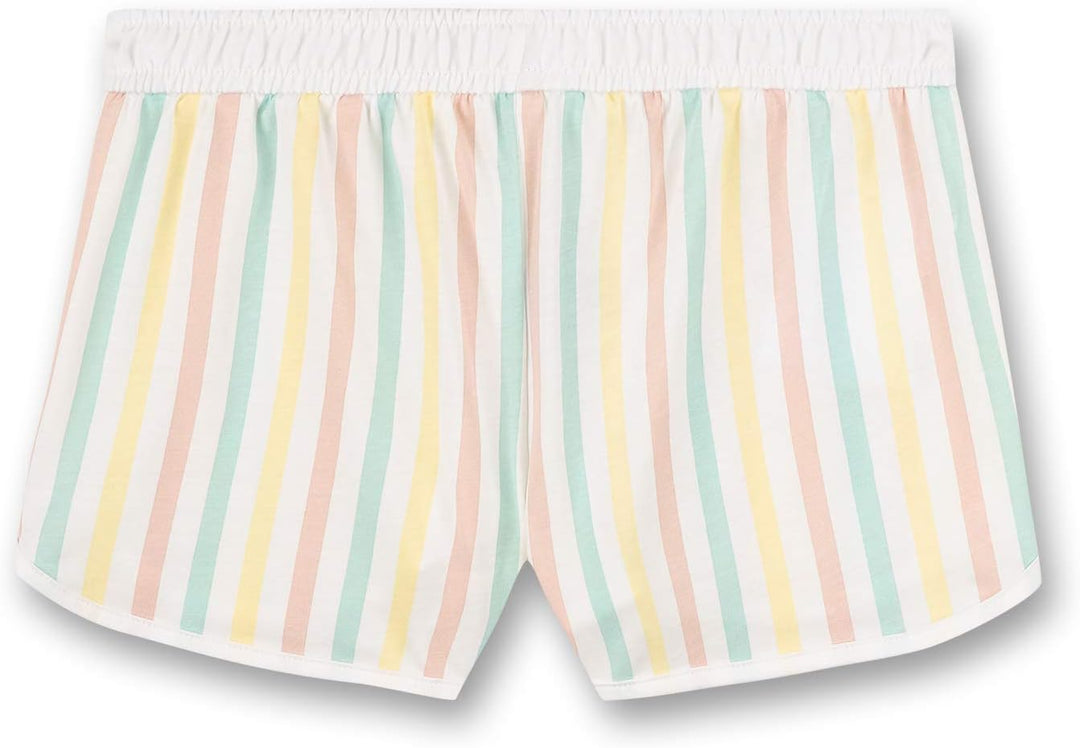 Sanetta Mädchen Pyjamaunterteil Shorts Stripe Gelb 152 Lemon, 152 Lemon