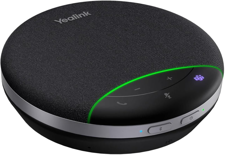 Yealink SP92 Büro Konferenz Lautsprecher mit Mikrofon, Tragbarer Bluetooth-Lautsprecher mit Dongle,