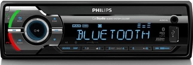 Philips CE235BT Car Radio Bluetooth + EDR - Autoradio, Freisprecheinrichtung, MP3-Player und USB/SDH