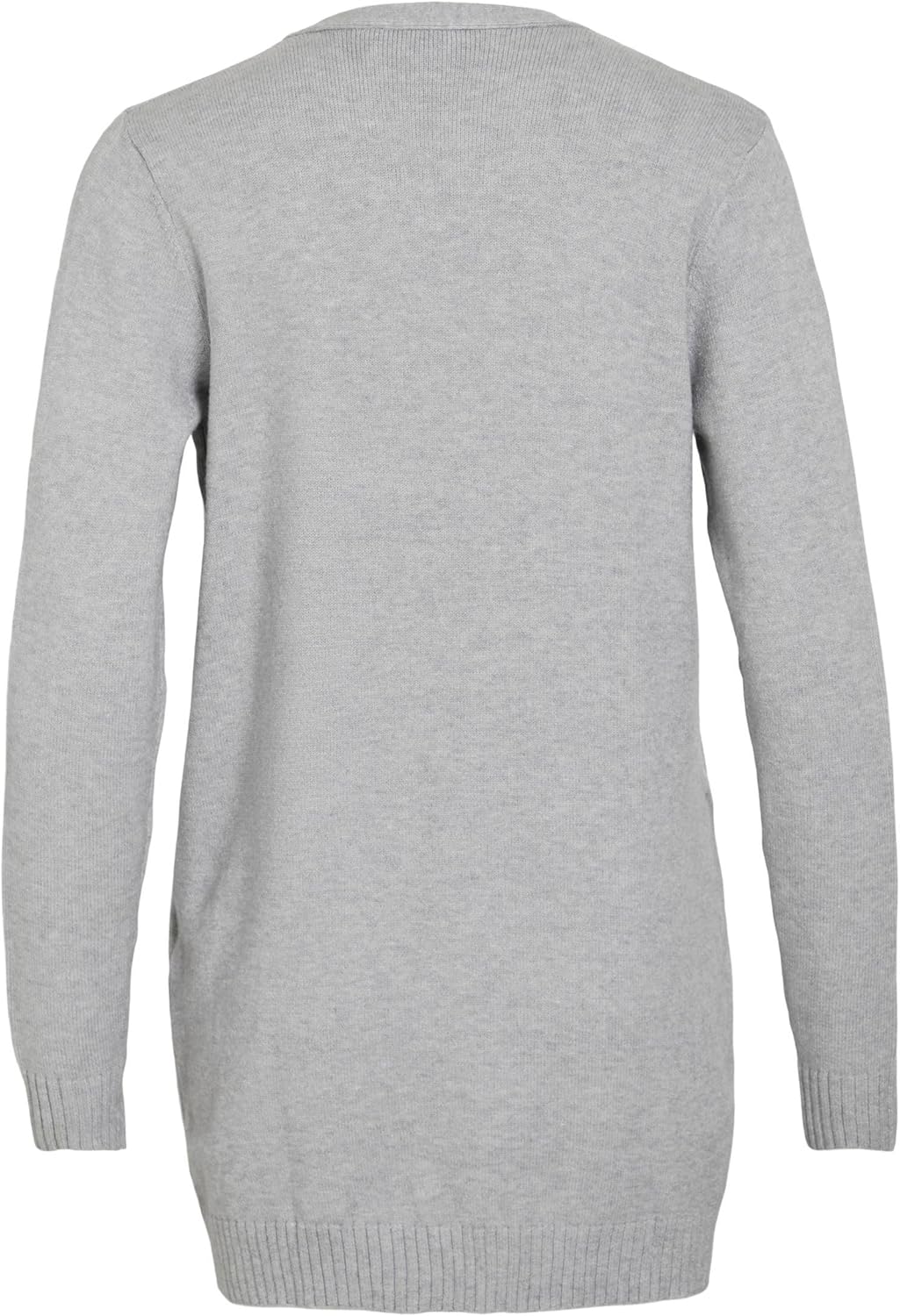 Vila Female Strickjacke VIRIL Basic Strick XS Light Grey Melange, XS Light Grey Melange