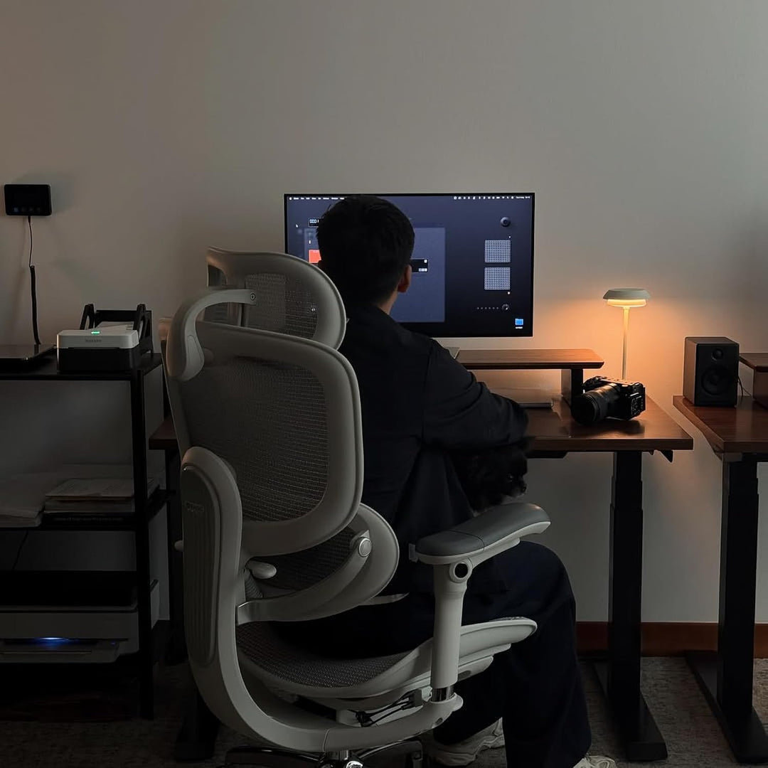 Raico Schreibtischregal Monitorständer Setup Cockpit Ergonomischer Dual-Screen-Riser Minimaler Schre