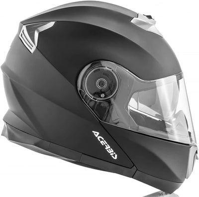 Acerbis Herren Serel Modural Helm, Schwarz, L