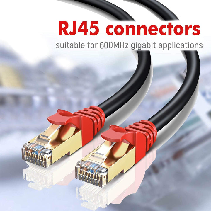 MutecPower 30m CAT 7 Aussen Verwendung wasserdicht Direct Burial RJ45 Ethernet Netzwerkkabel - SSTP