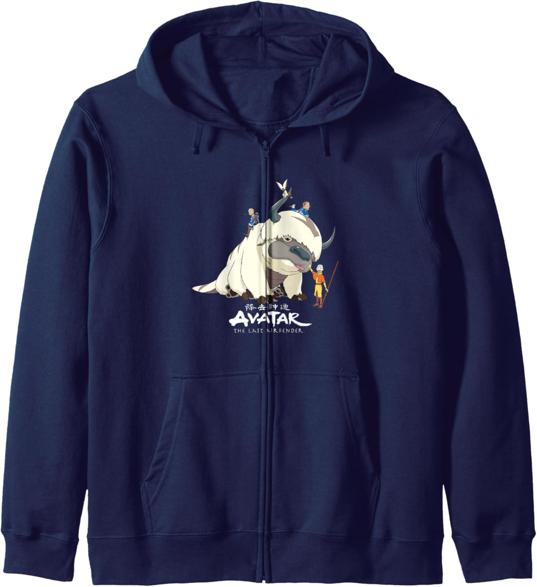 Avatar: Der Herr der Elemente Appa Gruppenpose Logo T-Shirt Kapuzenjacke