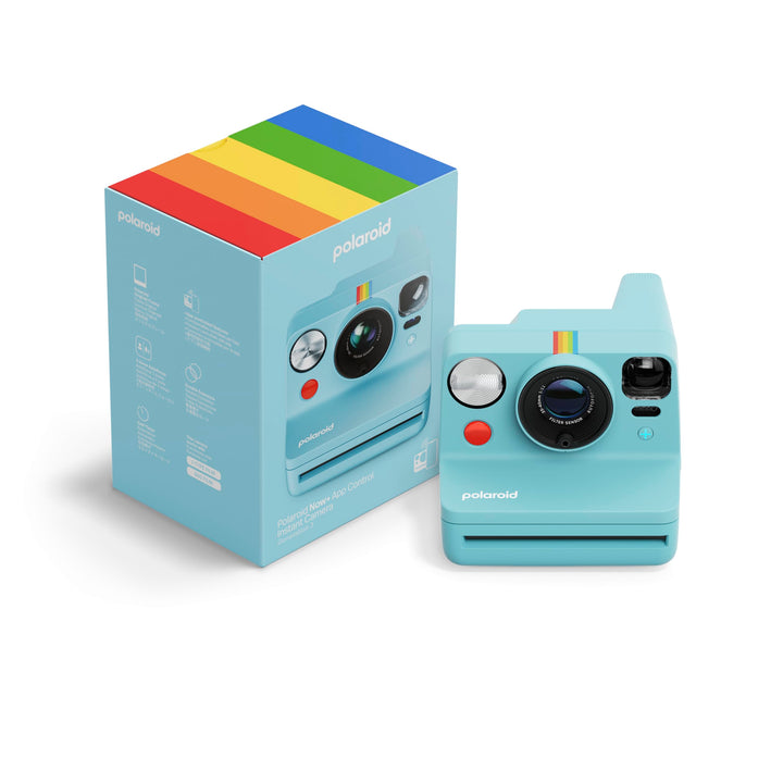 Polaroid – Now+ Generation 3 – Sofortbildkamera mit Bluetooth-Verbindung – Arktisblau (9163) Kamera