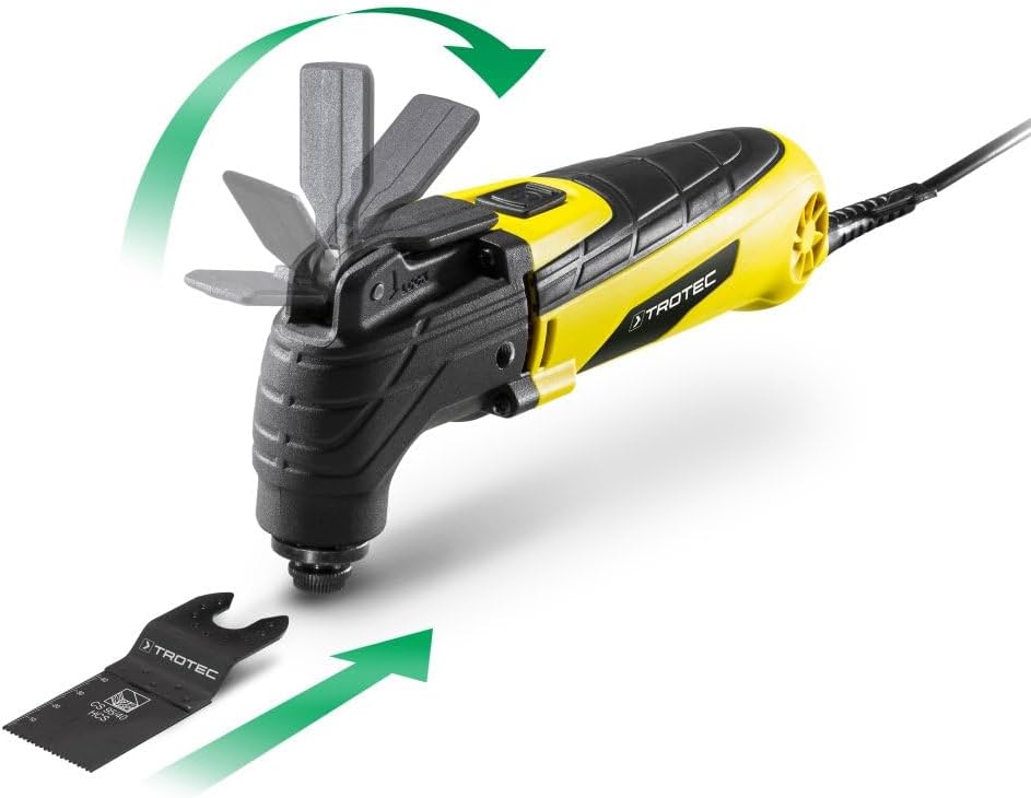 TROTEC Multitool PMTS 10-230V – Multifunktionswerkzeug mit Schnellspannsystem 300W Motor, elektrisch