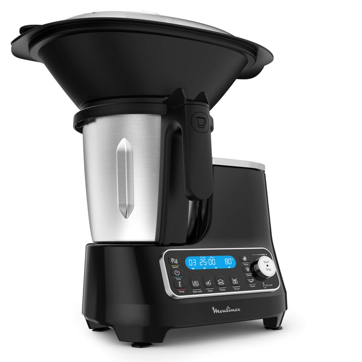 Moulinex HF4568 Clickchef Multifunktions-Küchenmaschine | 12 Geschwindigkeiten + Pulse | 5 Automatik