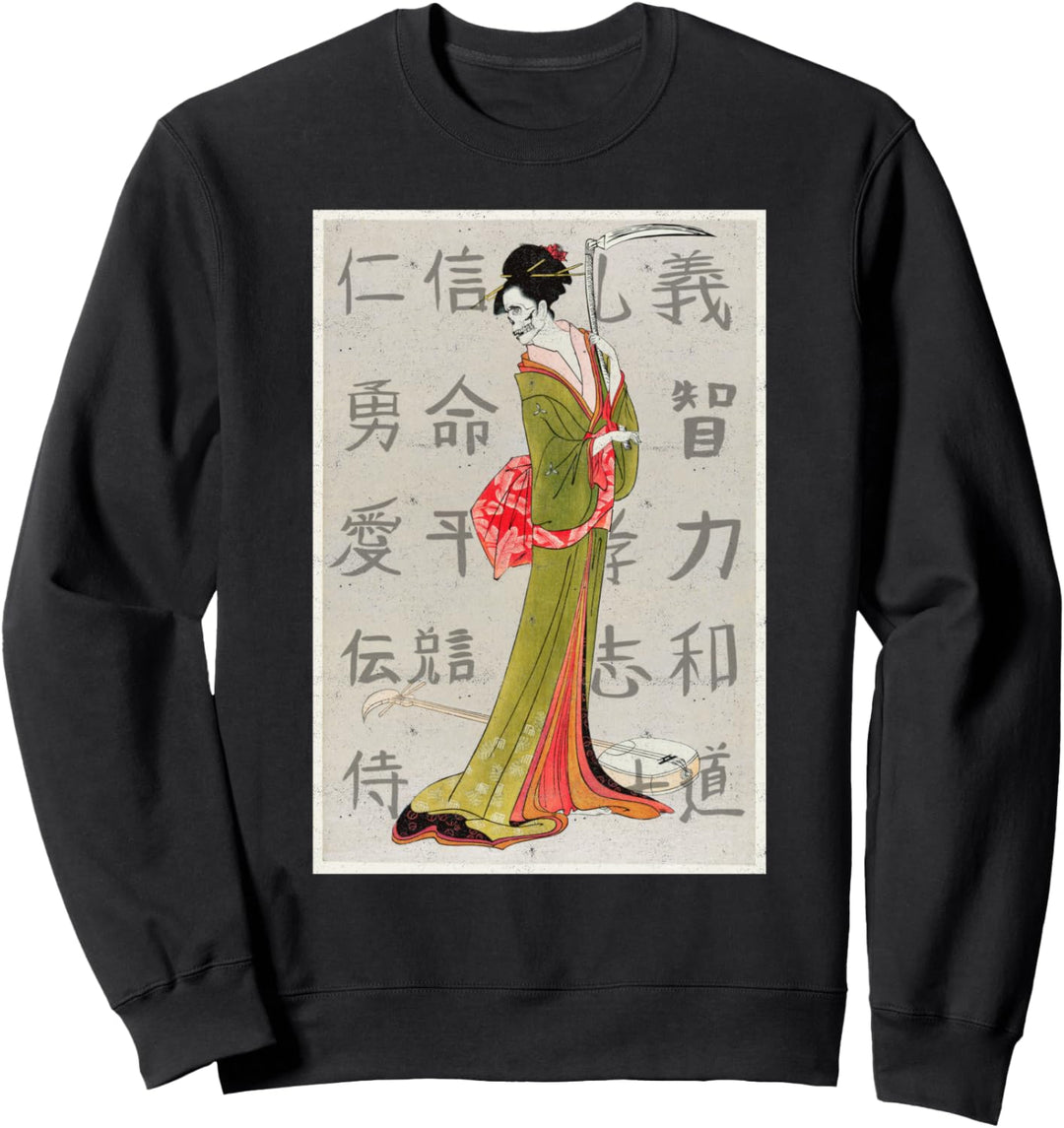Vintage asiatische japanische Anime Schicksal Tod Liebe Sweatshirt