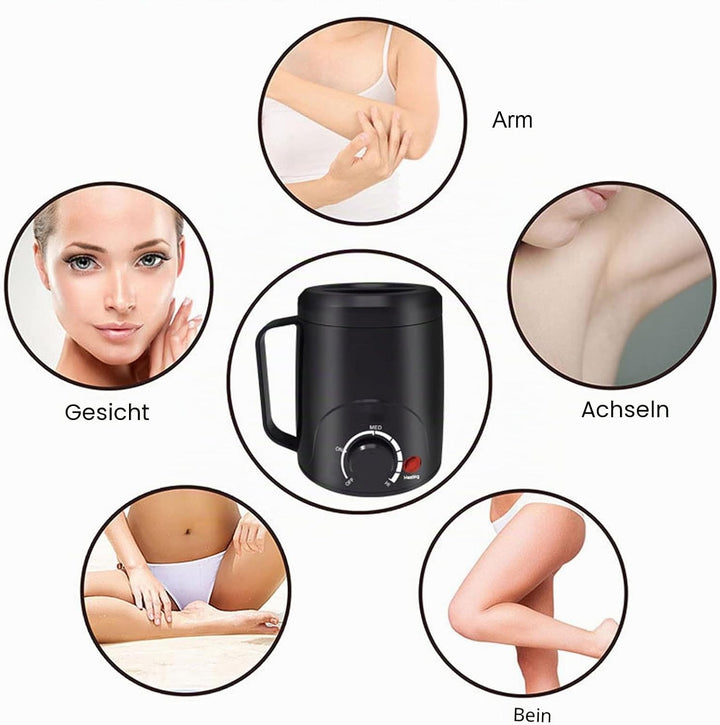 YUYTE Hot Wax Warmers, Professioneller Elektrischer Wachserhitzer Non Stick Pot Wachsschmelzer, Wach