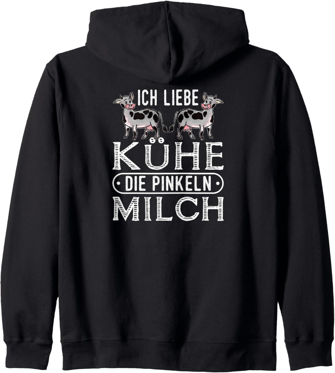 Ich Liebe Kühe Milch Bäuerin Landwirt Bauer Kapuzenjacke