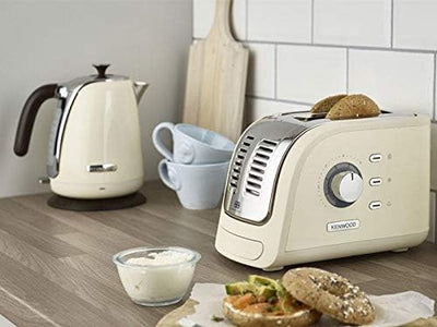 Kenwood Toaster Turbo TCM300 beige 2 Schlitz Bräunungsregelung 5 Bräunungsstufen Auftau- und Aufwärm