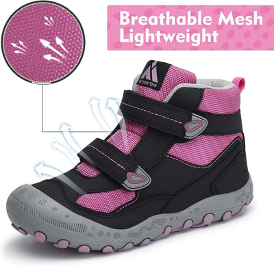 Mishansha Winterstiefel Jungen Winterschuhe Wasserdicht Winterboots Outdoor rutschfest Trekking Wand