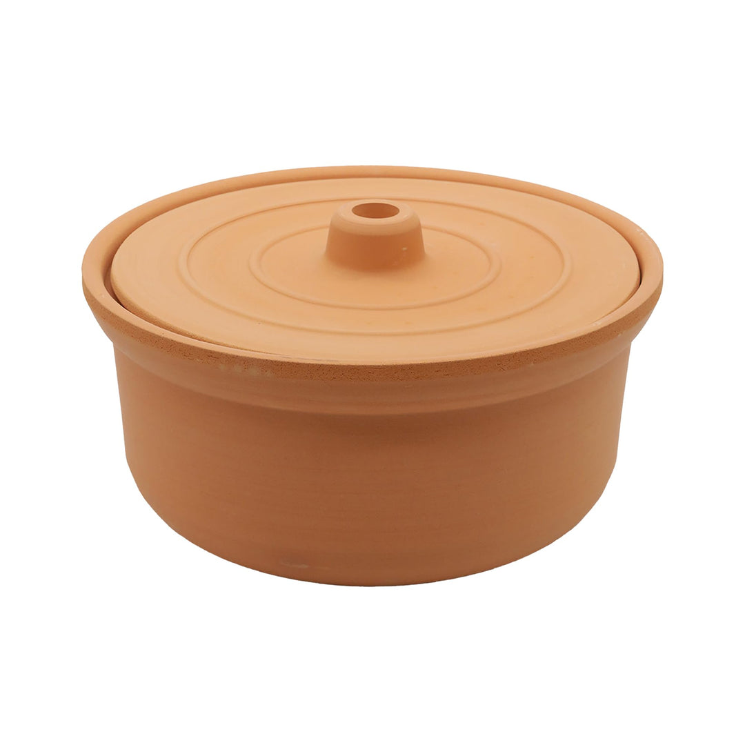 NORDIC SCHILLER Schmortopf, 3500ml, 26x15cm, Naturton, Backofen-Mikrowellen, Gefriergeeignet, Wärmes