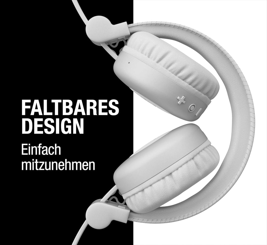 Fresh 'n Rebel Code Core, Bluetooth-Kopfhörer on-Ear, kabellos, 30 Stunden Spielzeit, mit Mikrofon u