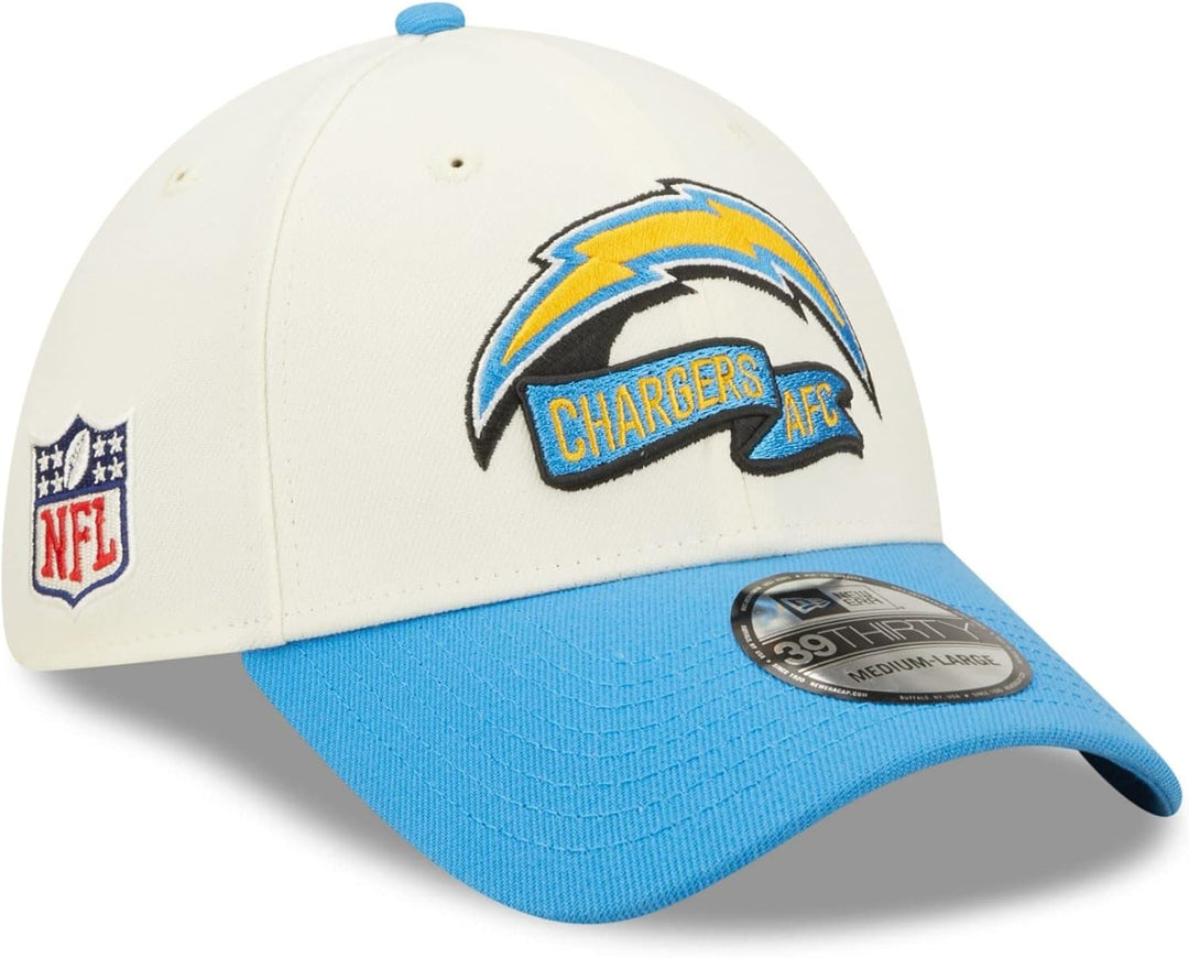 New Era NFL 2022-2023 Sideline 39Thirty Stretch Cap NFL Fankappe alle Teams in Chrome Weiss und Team