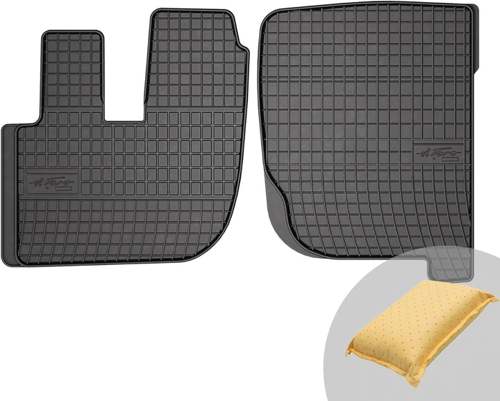 FROGUM EL Toro Gummimatten Ganzjähriges-Set von Autofussmatte Auto Fussmatten für DAF LF ab 2002 | B