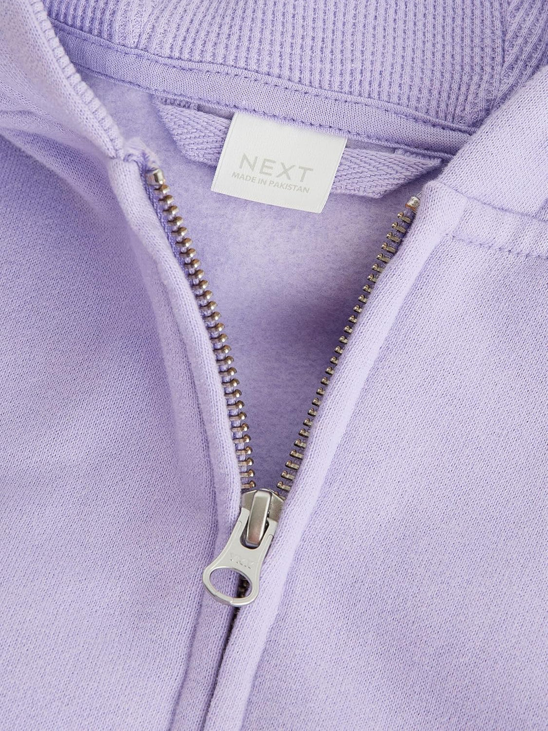 NEXT Mädchen Standard Kapuzenjacke mit durchgehendem Reissverschluss 116 Dusky Purple, 116 Dusky Pur