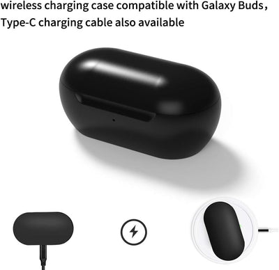 Kabelloses Ladecase Kompatibel mit Samsung Galaxy Buds, Ersatz-Ohrhörerstation Cradle Dock Ersatz La