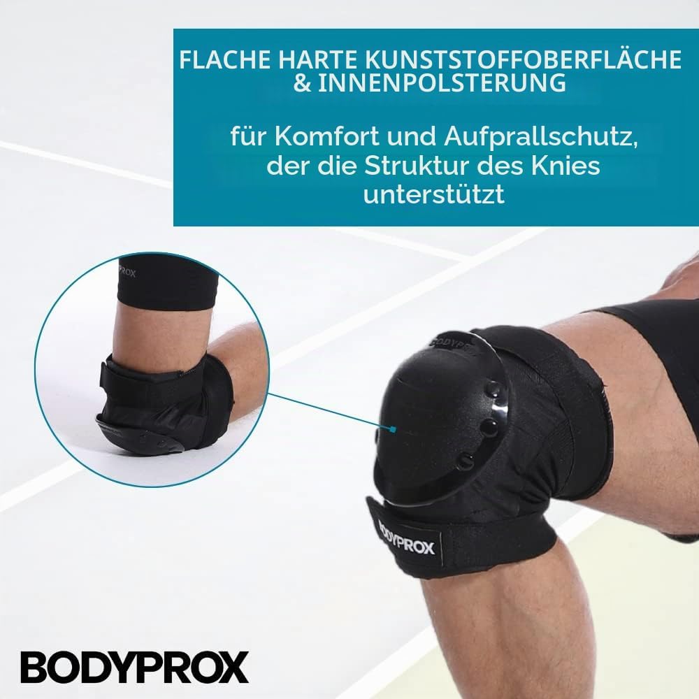 BODYPROX Knieschoner Ellenbogenschoner Handgelenkschützer Set für Inline-Skaten, Skateboarden, Rolle