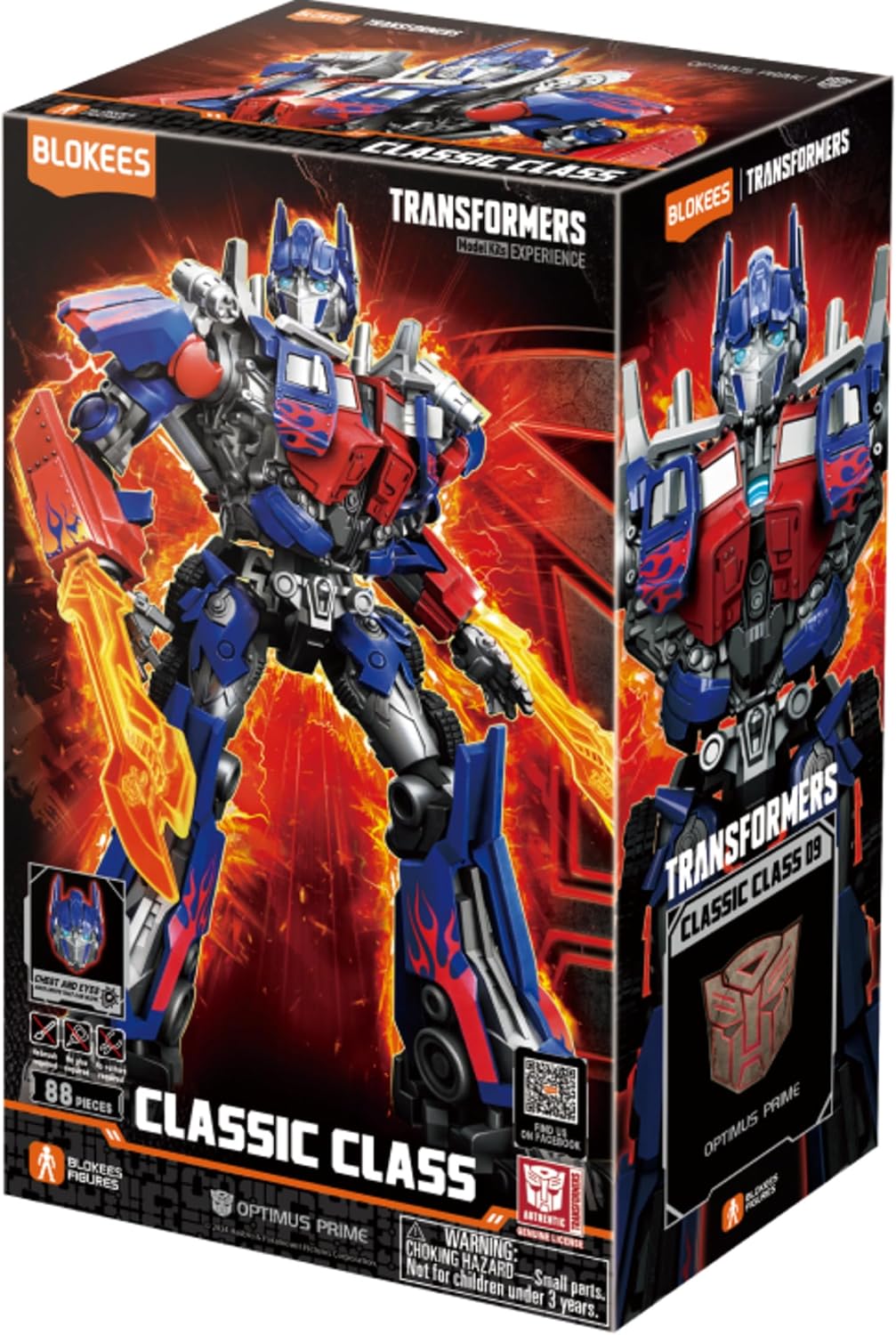 BLOKEES Transformers: Classic Class Optimus Prime Modell New Version, New Version