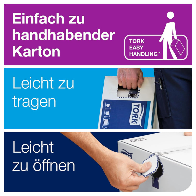 Tork 742200 weiches Waschtuch Premium 1-lagig / extra weiche Pflegetücher für die Pflege von Patient