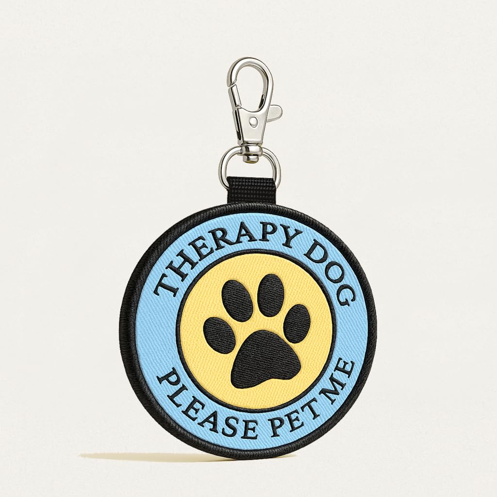 Working Service Dog Anhänger für Hundeweste, Hundegeschirr, Halsband, Leine oder Tragetasche, zum An
