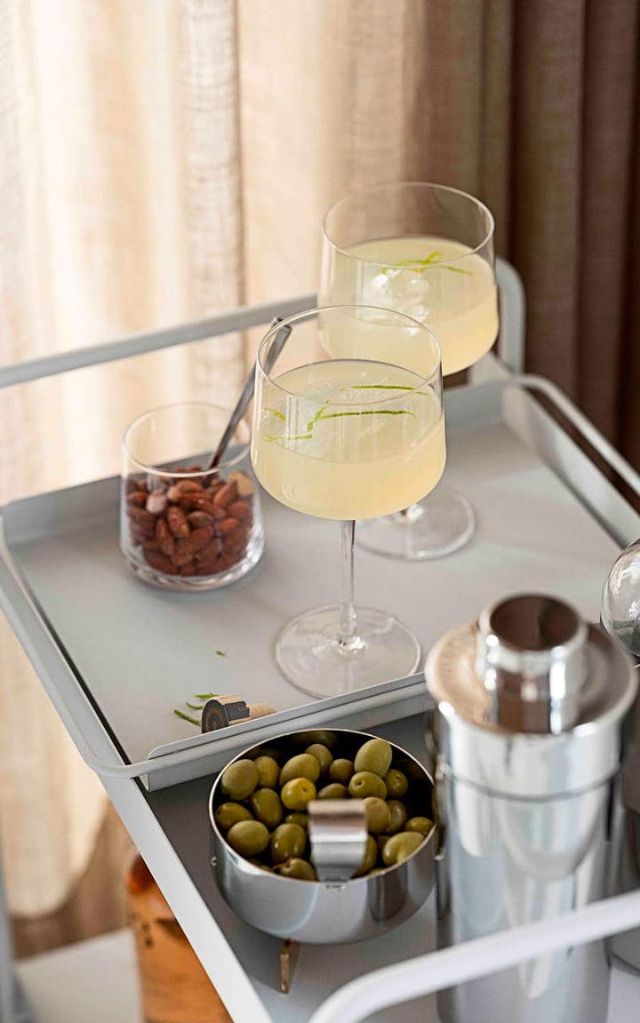 Zone Denmark A-Cocktail Trolley Barwagen, 60,6 x 40,5 x 66,4 cm, Soft Grey 60,6 x 40,5 x 66,4 cm Sof