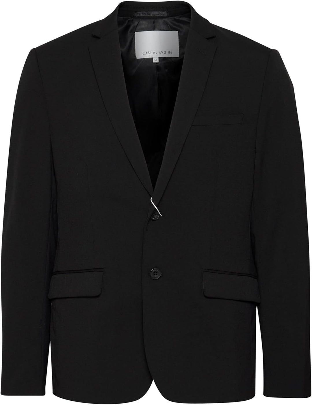 CASUAL FRIDAY CFBernd Blazer Herren Sakko Anzugjacke Slim Fit 48 Black (50003), 48 Black (50003)