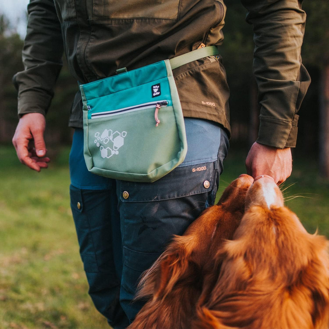 Hurtta Leckerlibeutel ECO für Hunde, Futterbeutel Hunde mit Magnetverschluss, Abnehmbarer Leckerlita