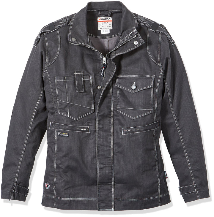 Cofra V470-0-05.Z48 Arbeitsjacke "Vizela", anthrazit / grau, Grösse 48 48 ANTHRACITE / GRAY, 48 ANTH