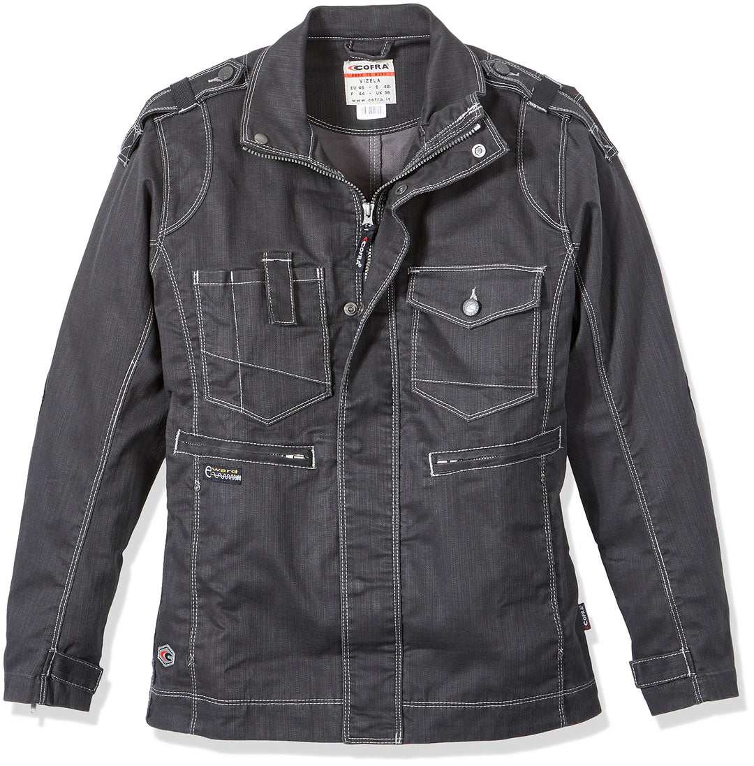 Cofra V470-0-05.Z46 Arbeitsjacke "Vizela", anthrazit / grau, Grösse 46 46 Anthracite / Gray, 46 Anth