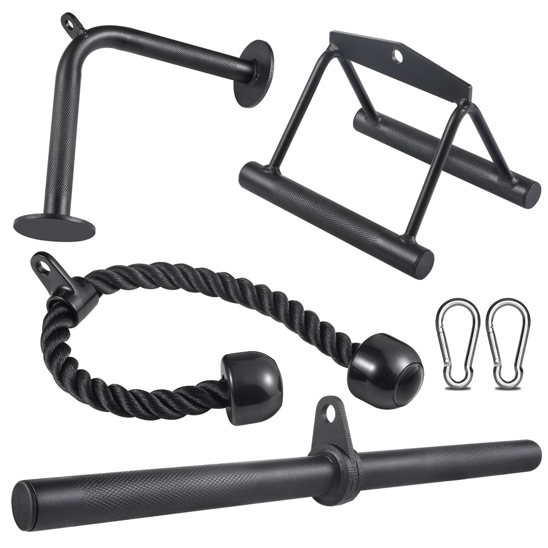 Workout Cable Machine Attachment for Home Gym, SERTT LAT Pulldown Attachments, Cable Accessories for