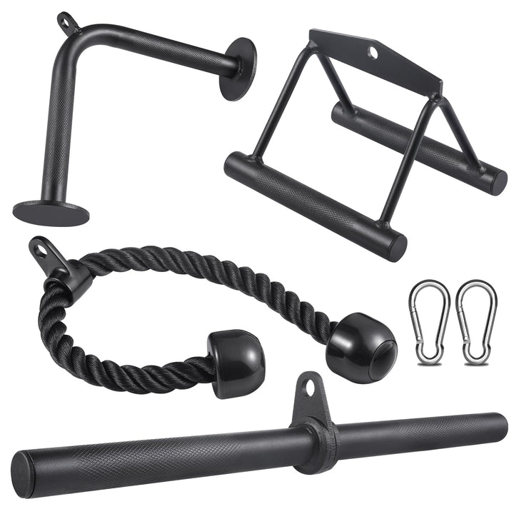 Workout Cable Machine Attachment for Home Gym, SERTT LAT Pulldown Attachments, Cable Accessories for