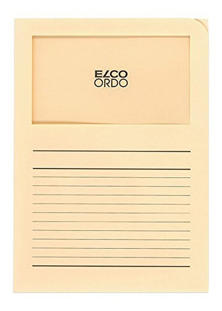 Elco Ordo Classico Papier-Organisationsmappen 220 x 310 mm 120 g/m² mit Aufdruck und Sichtfenster 18