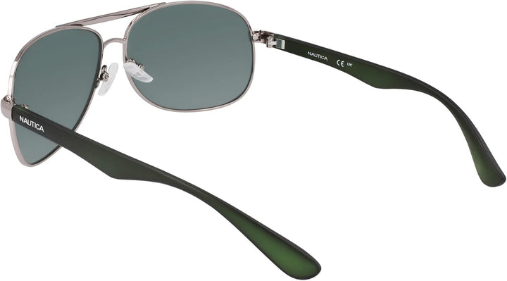 NAUTICA Herren Sonnenbrille Einheitsgrösse Gunmetal, Einheitsgrösse Gunmetal