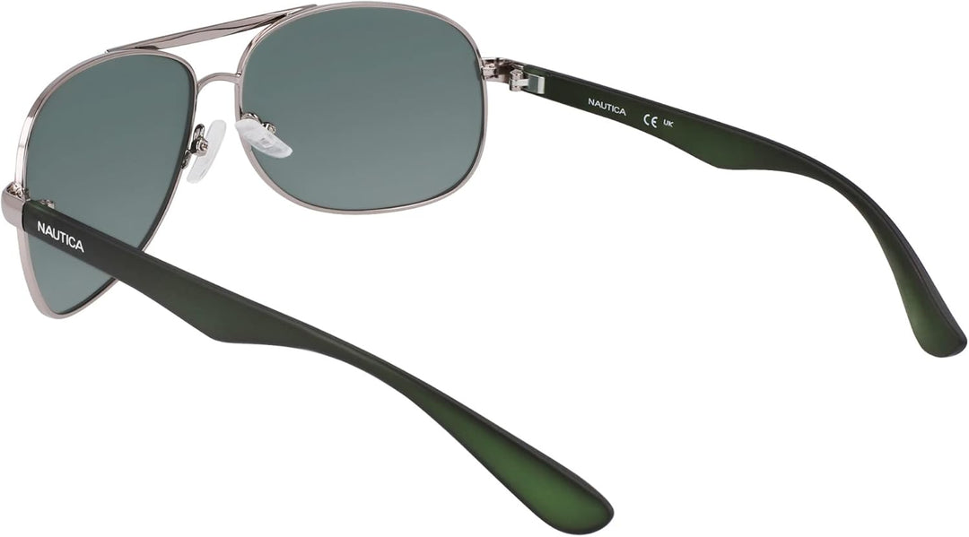 NAUTICA Herren Sonnenbrille Einheitsgrösse Gunmetal, Einheitsgrösse Gunmetal