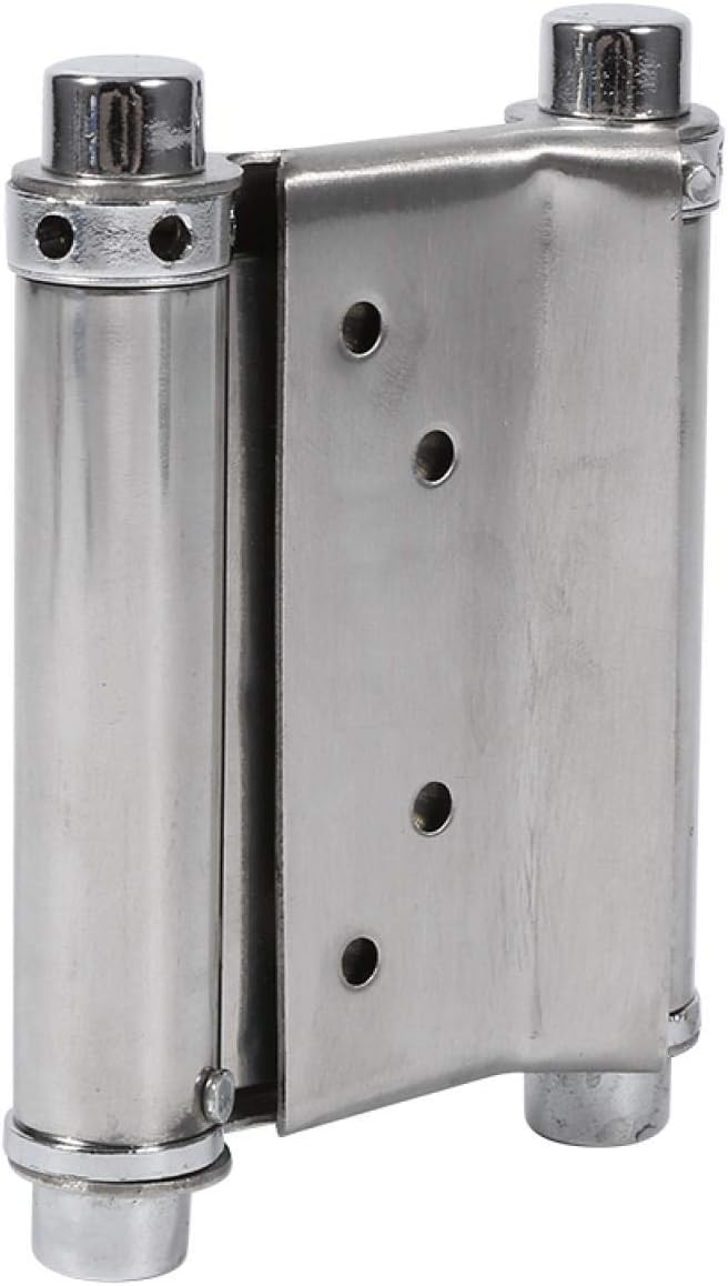 Edelstahl Scharniere 3 Zoll Double Action mit Doppeltürfunktion für Saloon Café Bar Schwingtür Freeg